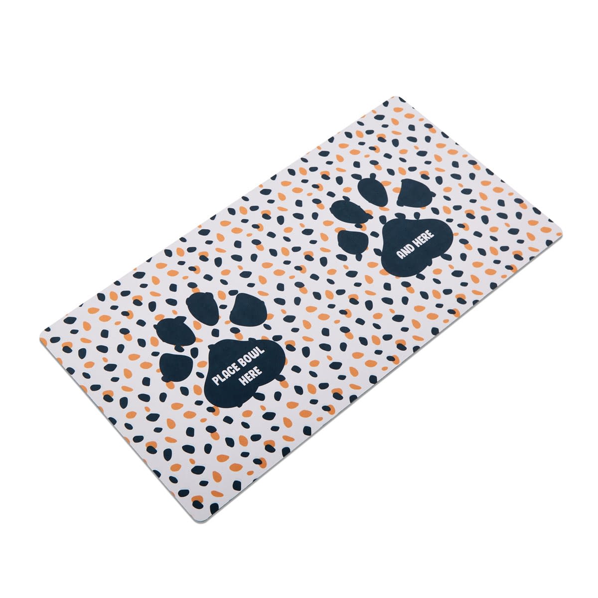 FunkyPaw Polka Dot Print Dog Feeding Mat Pet Shop FunkyPaw